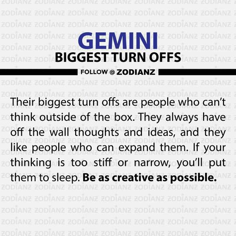 Gemini Turn Ons And Turn Offs, Gemini Turn Ons, Gemini Lover, Turn Offs, Self Development Books, Development Books, Zodiac Memes, Self Development, Need To Know