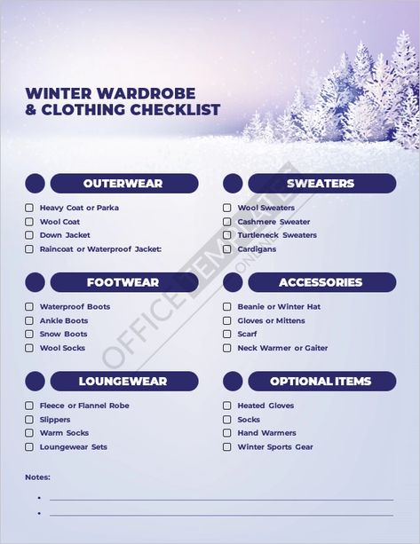 ❄️ Winter Ready! Wardrobe & Clothing Checklist Template 👗🧥 Clothing Checklist, Ms Word Template, Christmas Checklist, Flannel Robe, Wardrobe Clothing, Holiday Prep, Trendy Boots, Checklist Template, Warm Socks