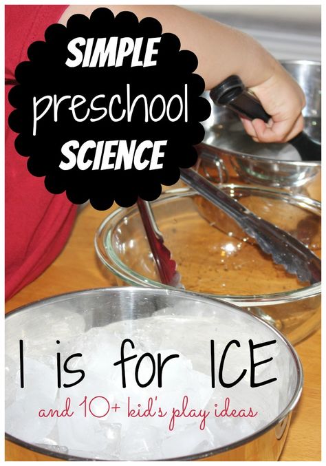 I is For Ice ABCs of Nature Activity Ice Experiments, I Is For Ice, Letter I Activities, Thanksgiving Activities For Kindergarten, Preschool Food, Fall Sensory, Thanksgiving Activities Preschool, Thanksgiving Games For Kids, Sensory Bags