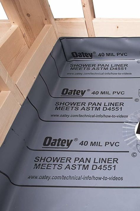 Shower Pan Liner Installation, Diy Shower Pan, Building A Shower Pan, Shower Pan Liner, Shower Cubicle, Shower Installation, Inspiration Bathroom, Plumbing Installation, Diy Plumbing