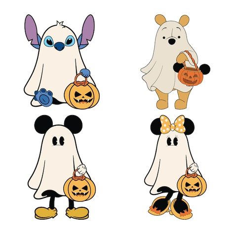 DIGITALMANDEELTD - Etsy Disney Ghost Tattoo, Boo To You Disney, Disney Halloween Characters, Disney Ghost, Couples Disney Shirts, Mickey Ghost, Disney Halloween Svg, Cricut Disney, Vinyl Board