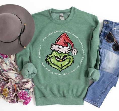 Grinch Sweatshirt, Funny Grinch, Grinch Shirt, Make Christmas Great Again, Grinch Shirts, Christmas Tree Shirt, Tree Shirt, Family Humor, Winter Sweatshirt