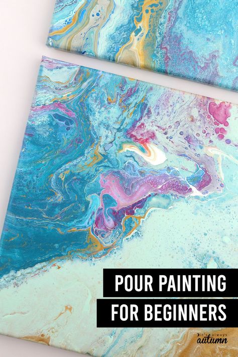 Learn everything you need to know to get started in this pour painting for beginners guide. Find step by step instructions for your first easy pouring technique as well as details about which supplies you actually need. Easy craft for adults. Acrylic Pour Painting For Beginners, Craft For Adults, Pour Painting Techniques, Sophia Grace, Acrylic Flower Painting, Acrylic Painting Diy, Acrylic Pouring Techniques, Acrylic Wall Decor, Animals And Birds