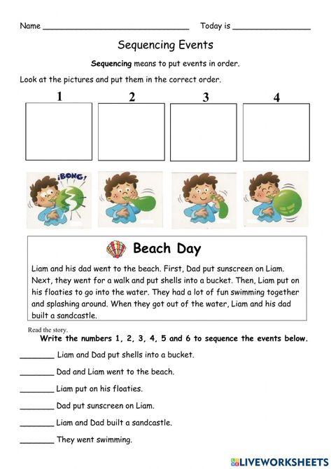 Sequence Of Events Kindergarten, Story Sequencing Worksheets Grade 1, Sequencing Worksheets 2nd, Sequencing Story Activities, Sequence Events Worksheet, Sequencing Events Worksheet Kindergarten, Sequence Writing Worksheets, Sequencing Activities 1st Grade, Sequence Pictures For Story Writing