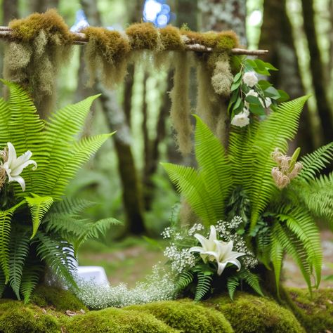 Flowers for a Wedding Arch Creating a Stunning and Memorable Backdrop (8) Flowers For A Wedding, Enchanting Forest, Wedding Diy, Woodland Wedding, Forest Wedding, Flower Images, Wedding Arch, Diy Wedding, White Flowers