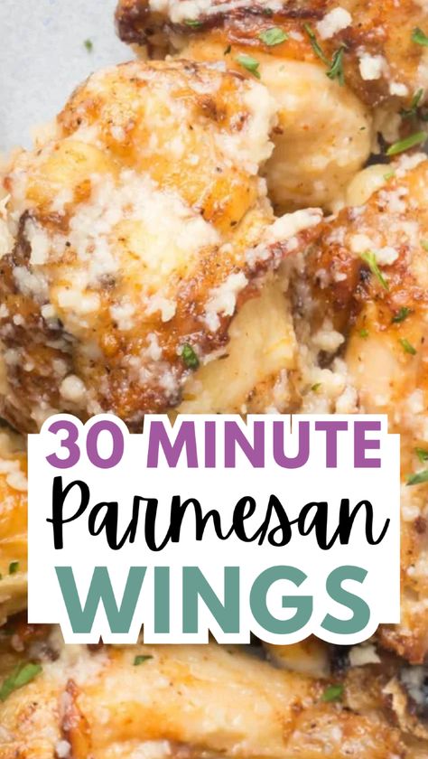 These easy garlic parmesan wings are the perfect crispy treat for any day of the week! With the rich flavors of garlic parmesan wings sauce and a simple air fryer method, this recipe gives you restaurant-style wings in no time. Tossed in a delicious garlic parmesan wings rub, these wings are sure to impress. Serve them with your favorite sides for a complete meal. Easy Garlic Parmesan Wings, Garlic Parmesan Wings Sauce, Parmesan Wings Baked, Garlic Parm Wings, Garlic Parmesan Wings Recipe, Parmesan Wings Recipe, Parmesan Wing Sauce, Wings Sauce, Easy Make Ahead Appetizers