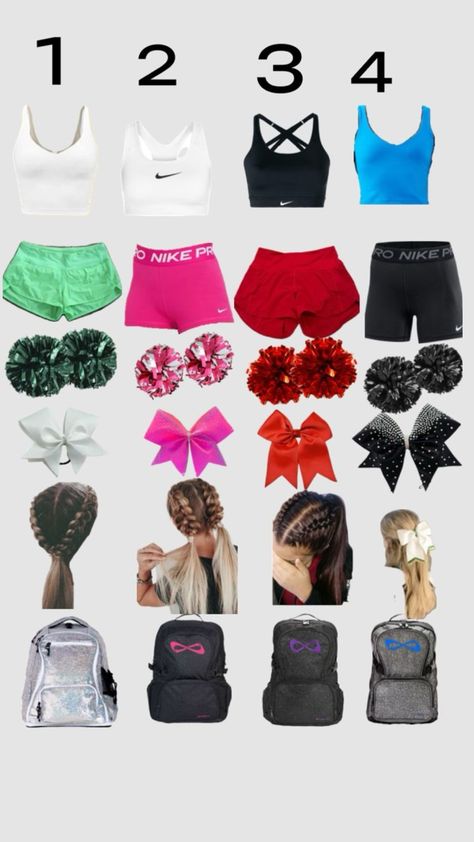 Gymnastics Workout Outfits, Tumbling Outfits Cheer, Cheer Practice Clothes, Cheerleader Practice Outfits, Cheer Practice Outfits Allstar, What To Wear To Gymnastics, Cheer Outfit Ideas, Cheer Training Outfit, Outfits For Cheer Practice