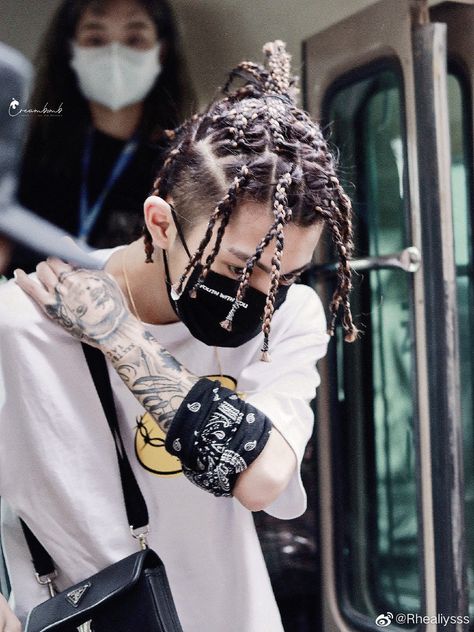 Asian With Braids Men, Men's Braids, Mens Hairstyle, Asian Short Hair, Mens Braids, Edgy Hair, Hair Reference, Tokio Hotel, Braids For Short Hair