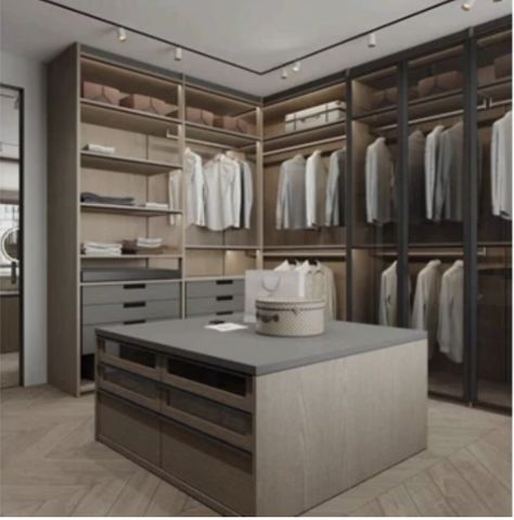 Modern Closet Designs, Luxury Closets, Closets Design, Closet Island, Dressing Room Decor, Armoire Dressing, Walking Closet, Dream Closet Design, Walk In Closet Design