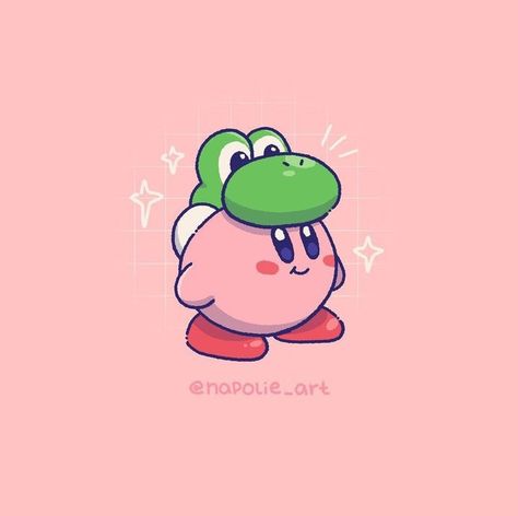 Yoshi Drawing, Petit Tattoo, Kirby Character, Cute Funny Pics, Kirby Art, Cute Tiny Tattoos, Super Mario Art, Mario Art, Art Gallery Wallpaper