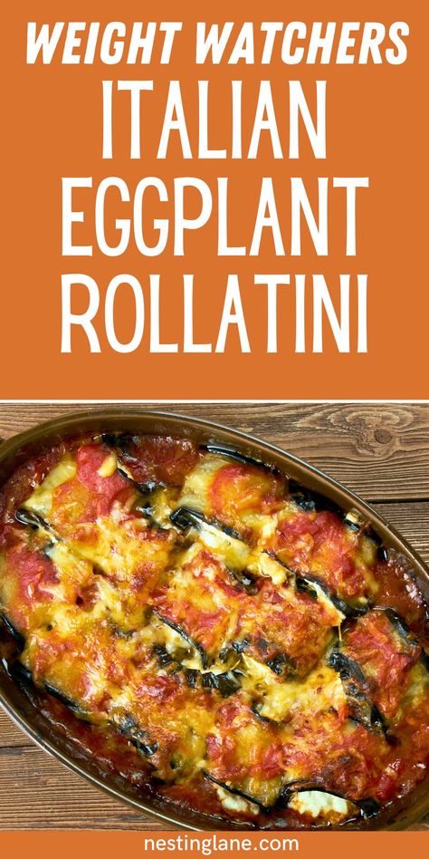 Discover how to make WW Friendly Italian Eggplant Rollatini, a healthy and delicious dinner option that's perfect for any night of the week. Eggplant Rotini Recipes, Eggplant And Tomato Recipes, Healthy Eggplant Recipes, Baked Eggplant Recipes, Eggplant Rollatini Recipe, Eggplant Rollatini, Weight Watcher Dinners, Low Cholesterol Recipes, Healthy Casseroles