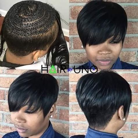 18 Likes, 2 Comments - Premiere Extension's (@premiereextensions) on Instagram: “Ideas/haircut/color/style/mermaid  Tag your favorite #hairstylist  & SHOP…” Short Sew In Hairstyles, Sew In Weave Hairstyles, Short Quick Weave, Short Weave Hairstyles, Short Black Hair, Beard Shaver, Moms Cooking, Bob Cuts, Short Weave