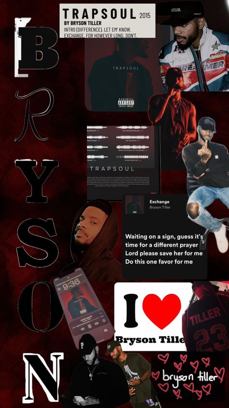 Bryson Tiller Aesthetic Wallpaper, Bryson Tiller Aesthetic, Bryson Tiller Wallpaper, Bryson Tiller, Wallpaper Aesthetic, Aesthetic Wallpaper, Collage