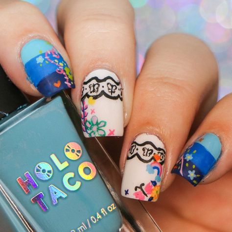 Encanto Nail Art, Encanto Nails, Family Madrigal, Disney Coco, Disney Nail, Holo Taco, In And Out Movie, Disney Nails, Welcome To The Family