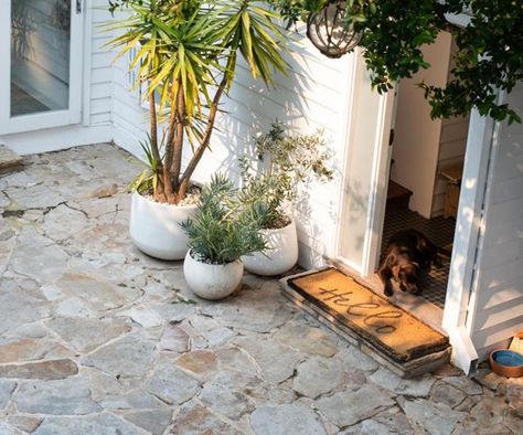 Old Beach House, Outdoor Pavers, Paving Ideas, Outdoor Paving, Crazy Paving, Mediterranean Style Home, Italy Home, Hidden Potential, Garden Paving