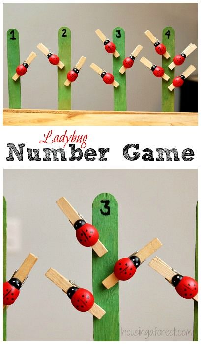 Ladybug Number Game for Preschoolers Number Games Preschool, Bugs Preschool, Number Game, Montessori Math, Numbers Preschool, Number Games, Preschool Games, Spring Activities, Preschool Math