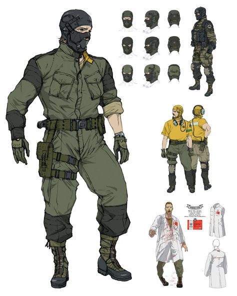 Soldier Uniform Concept Art, Soldier Uniform, Kojima Productions, Gear Art, Future Soldier, Military Uniforms, Concept Art Character, Military Gear, Metal Gear Solid