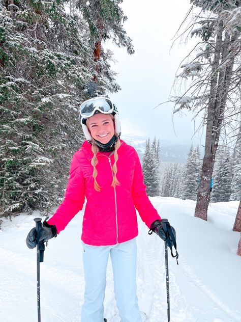 Preppy Skiing, Skiing Aesthetic, Aesthetic Vsco, Not Mine, Photo Credit, Skiing, Pink