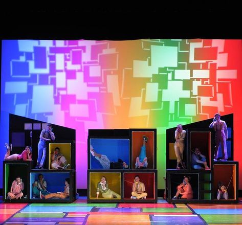 Hairspray Musical, Theater Sets, Made In Dagenham, Big Doll House, Junie B Jones, Bye Bye Birdie, Box Costumes, Theater Design, Light Ideas