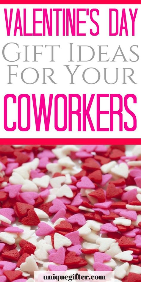 20 Valentine’s Day Gift Ideas for Coworkers | Valentine's Gifts for Colleagues | What to get my office mates for valentine's day | Creative work appropriate valentine's day presents | fun office party ideas Valentines Gift For Coworkers Diy, When Is Valentines Day, Valentines Day Office, Small Valentines Gifts, Coworkers Valentines, Gift Ideas For Coworkers, Adult Valentines, Galentines Gifts, Valentines Gift Bags