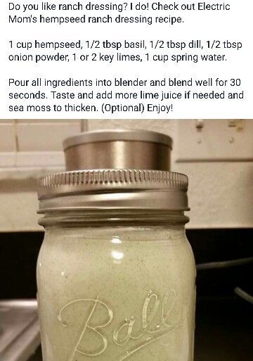 Hempseed ranch dressing Diy Healthy Ranch Dressing, Vegetarian Ranch Dressing, Raw Vegan Ranch Dressing, Alkaline Ranch Dressing, Plant Based Ranch Dressing, Dr Sebi Recipes Alkaline Diet, Dr Sebi Recipes, Dr Sebi Alkaline Food, Alkaline Diet Recipes