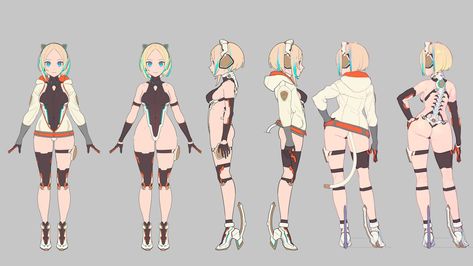 Female Character Reference Sheet, Character Turnaround Sheet, Character Reference Sheet, Character Turnaround, Character Model Sheet, Character Model, Model Sheet, 캐릭터 드로잉, Character Sketches