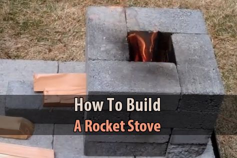 I found a great video on how to build a rocket stove using only 16 bricks. I had heard about this method but had never tried it. Backyard Hacks, Rocket Stove Mass Heater, Wood Heaters, Build A Rocket, Female Urinal, Outdoor Survival Kit, Bush Craft, Moonshine Recipes, Rocket Stove