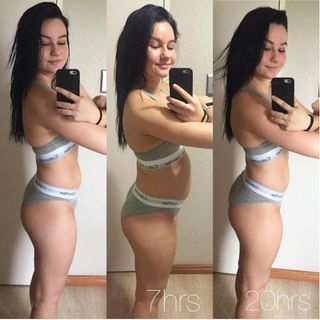 13 Women Showing Their Bloated Bellies to Prove Extreme Bloating Is Totally Normal | SELF Anna Victoria, Start A Diet, Bloated Belly, Normal Body, Bad Posture, Fitness Blogger, Fitness Challenge, Good Posture, Lose 20 Pounds