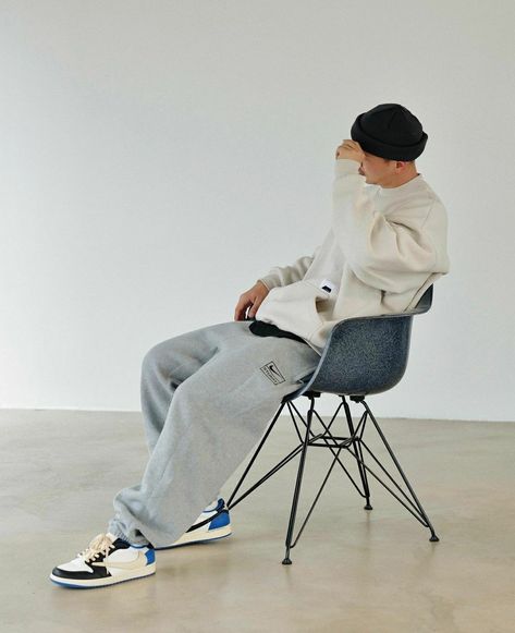 Jordan 1 Fragment Outfit, Converse Low Outfit, Jordan 1 Low Outfit Men, Jordan 1 Low Outfit, Boy Outfits Aesthetic, Shoe Outfits, Tuff Fits, Trendy Boy Outfits, Skate Style