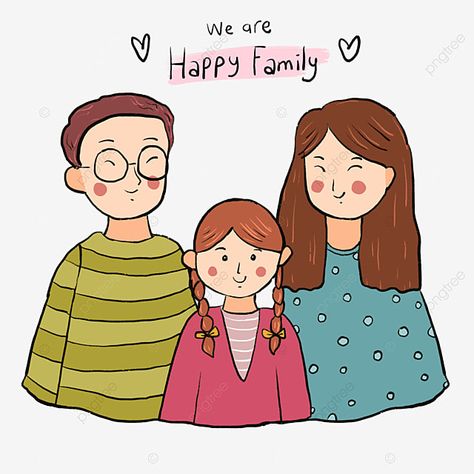 Family Drawing For Kids, Family Hand Drawing, Cute Family Drawing, Happy Family Drawing, Clip Art Family, Happy Family Pictures, Family Drawing Illustration, Family Picture Drawing, Family Clip Art