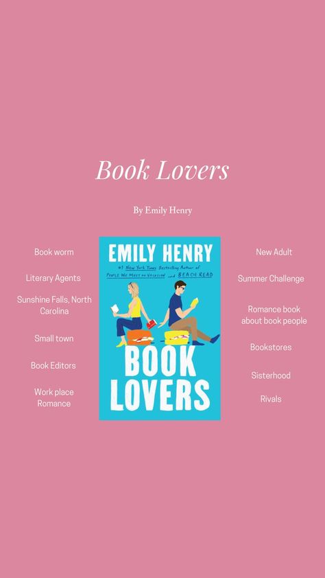 Book Lovers By Emily Henry, Romance Book Recommendations, Emily Henry, Forever Book, Recommended Books To Read, Dark Romance Books, Summer Books, Top Books To Read, Book People