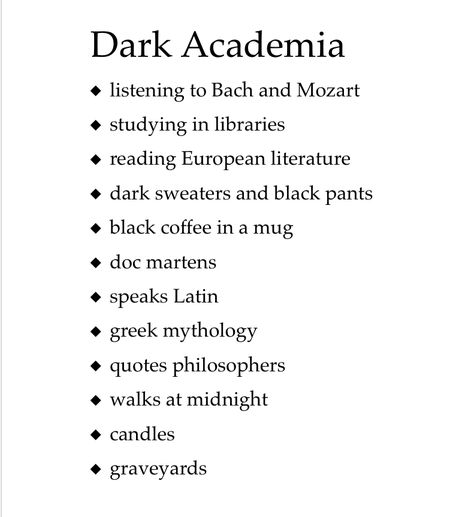 Dark Acedamia Study Aesthetic, How To Be Dark Academia Aesthetic, Dark Academia Traits, Dark Academia Learning, Dark Academia Tips For School, Dark Academia Checklist, Dark Academia Habits, Male Dark Academia Aesthetic, Dark Academia Lifestyle Tips