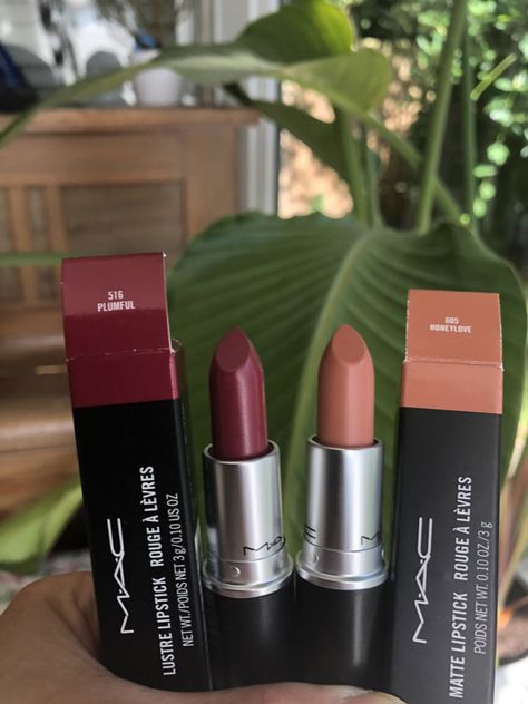 Plumful vs honeylove Mac Lipstick, Mac lipstick aesthetic, MAC Lipstick Shades, MAC Lipstick Colours, MAC Lipstick Swatch Lipstick Colours, Lipstick Aesthetic, Popular Lipstick, Maroon Lipstick, Mac Lipstick Colors, Mac Lipstick Swatches, Mac Lipstick Shades, Plum Lipstick, Neutral Lips