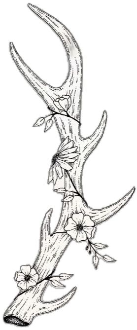 Ear Tag Tattoo, Country Spine Tattoos, Deer Antlers Tattoo, Deer Antler Drawing, Deer Antlers Drawing, Deer Antlers With Flowers, Arkansas Tattoo, Deer Antler Tattoos, Deer Antler Tattoo