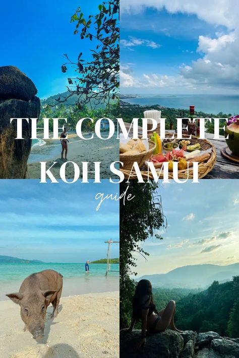 The Complete Travel Guide to Koh Samui: Everywhere you’ll have to visit & my top tips for the island - Travels by Izzy Koh Samui Things To Do, Kho Samui, Asia Travel Outfit, Pig Island, Buddha Garden, Ko Samui, Adventure Guide, Top Travel Destinations, Koh Samui