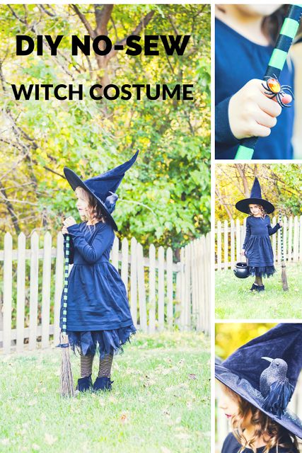 do it yourself divas: DIY No-Sew Witch Costume. Reusable clothes so you can wear it throughout the year. Free costume idea, cheap costume idea using things around the house. @primary Little girl costume - black dress, black hat, for a reusable witch costume. Diy Girl Witch Costume, Toddler Witch Costumes, Cape Diy, Black Witch Costume, College Couple, Kids Witch Costume, Witch Costume Diy, Witch Costumes, Diy Kostüm