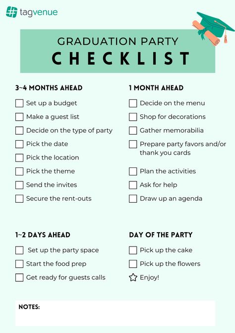 Graduation Checklist, Graduation Checklist Party, Graduation Checklist Senior Year, Grad Party Checklist, Grad Party Checklist High Schools, Graduation Party Planning Checklist, Graduation Party Checklist Planners, Party Supplies Checklist, Graduation Party Checklist