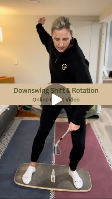 Emma de Groot on Instagram: "Recap for a client regarding the shift and rotation I want them to feel in their downswing. #golf #golfswing #golfdrills @downshiftgolf" Golf Takeaway, Golf Lessons Swings, Golf Practice Drills, 2024 Recap, Golf Downswing, Golfing Tips, Golf Basics, Golf Simulator Room, Golf Room