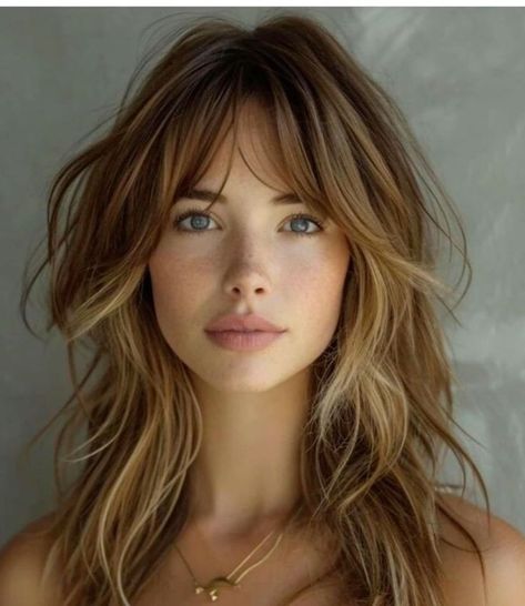 Long Choppy Layers, Hairstyles For Layered Hair, Kids Hair Cuts, Haircuts For Medium Hair, Brown Blonde Hair, Hair Color And Cut, Haircuts For Long Hair, Long Hair Cuts, Stylish Hair