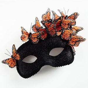 A delightful monarch mask Auction Themes, Butterfly Queen, Butterfly Halloween, Butterfly Mask, Wonder Years, Venetian Masks, Halloween Masquerade, College Work, Mardi Gras Mask