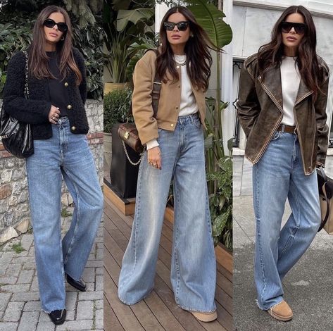 Wide Leg Jeans Outfit Winter, Wide Leg Jeans Outfit Fall, Wide Leg Jeans Winter, Wide Leg Outfit, Wide Leg Jeans Outfit, Jeans Outfit Winter, Jeans Outfit Fall, London Outfit, Casual Outfit Inspiration