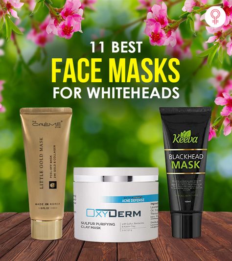 11 Best Face Masks For Whiteheads Skincare For Whiteheads, Mask For Whiteheads, Kaolin Clay Mask, Facial At Home, Dead Sea Mud Mask, Deep Cleansing Facial, Blackhead Mask, Best Face Masks, Spa Facial