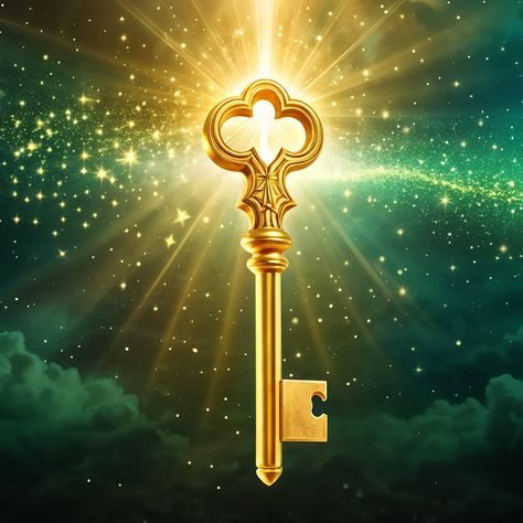 Spiritual Images, Golden Key, Prosperity And Abundance, Angel Guidance, Fruit Wallpaper, Logo Gallery, Unique Poster, Key To My Heart, Spiritual Inspiration