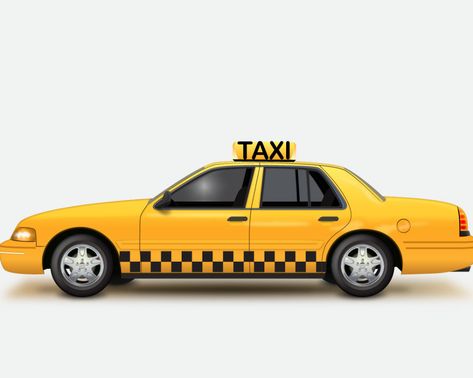 Taxi Illustration, Taxi Drawing, Adobe Tips, Taxi Car, Gaussian Blur, Taxi App, Booking App, Car Vector, Adobe Illustrator Tutorials