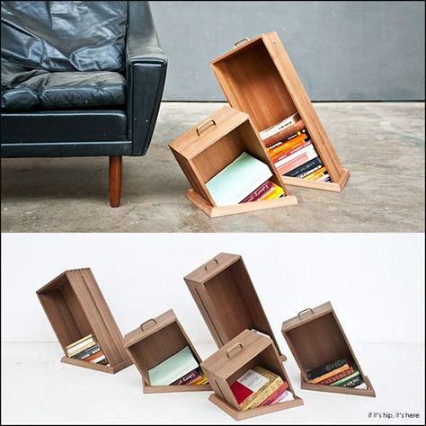 Unique Bookcase, Cool Shelves, Creative Bookshelves, Unique Shelves, Floor Shelf, Regal Design, Book Shelf, Design Case, Unique Furniture