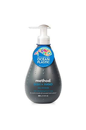 Good, Clean Fun    Stocking the bathroom with Method's new soap bottle—the first of its kind to be made with plastic pulled from the ocean—will help clean guests' hands and our planet.     $5; MethodHome.com Genius Packaging, Method Soap, Limited Edition Packaging, Plastic Pollution, Odor Eliminator, Cleaning Dishes, Clean Hands, Recycle Plastic Bottles, Soap Making