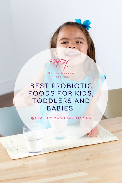 Probiotics are friendly bacteria that can be found in food and supplements. Read on to learn about the best probiotic foods for kids, toddlers, and babies.

#ToddlerFood #ProbioticFoods #PediatricNutrition Foods For Infants, Natural Probiotic Foods, Best Probiotic Foods, Foods For Babies, Probiotics For Kids, Benefits Of Probiotics, Pediatric Nutrition, Probiotic Supplement, Probiotic Benefits