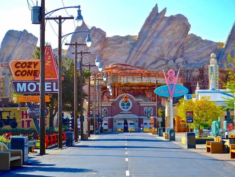 Downtown Disney May Expand Further Into DCA Amid New Offerings | Inside the Magic Lighting Mcqueen, Disney Now, Disneyland California Adventure, Disney California Adventure Park, Radiator Springs, Disney Attractions, California Adventure Park, Cars Disney, Cars Land