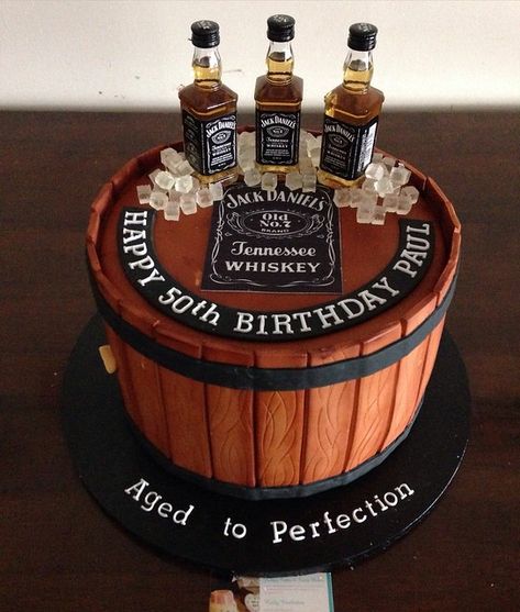 25bfd01b42096fdcc967700e31d7281f | David | Flickr 40th Birthday Cakes For Men Aged To Perfection, Twin Cakes, 50th Birthday Cakes For Men, 60th Cake, Jack Daniels Cake, Cake Themes, Cake Design For Men, Whiskey Cake, 60th Bday