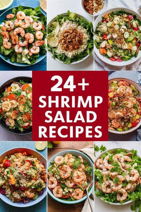 24+ Delicious Shrimp Salad Recipes You'll Want to Make for Every Occasion!... Shrimp salad is perfect for any meal!... These delicious recipes are fresh and flavorful. featuring ingredients like avocado. mango. lemon. and herbs. Whether it’s a picnic or a dinner party. you’ll find the ideal shrimp salad to impress your family and friends. Try these tasty ideas today!... https://ostrali.com/foodr/shrimp-salad-recipes Shrimp Salad Recipes Easy, Salads With Shrimp, Southwest Shrimp Salad, Shrimp Salad Recipes Healthy, Shrimp Salads, Avocado Shrimp Salad, Shrimp Macaroni Salad, Shrimp Salad Sandwich, Shrimp Avocado Salad Recipe